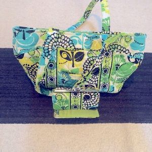 Vera Bradley small pocketbook and wallet.